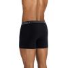 imageJockey Mens Underwear Lightweight Cotton Blend 5quot Boxer Brief  4 PackBlack