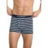 imageJockey Mens Underwear Lightweight Cotton Blend 5quot Boxer Brief  4 PackBluest BlueSuitable StripeTrue NavyRed Pear