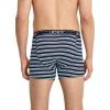 imageJockey Mens Underwear Lightweight Cotton Blend 5quot Boxer Brief  4 PackBluest BlueSuitable StripeTrue NavyRed Pear