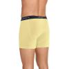 imageJockey Mens Underwear Lightweight Cotton Blend 5quot Boxer Brief  4 PackLight YellowBlue ChambrayGentle StripeTrue Navy