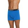 imageJockey Mens Underwear Lightweight Cotton Blend 5quot Boxer Brief  4 PackShamrock GreenQuartz GreyTropical BlueJust Past Midnight
