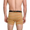 imageJockey Mens Underwear Lightweight Cotton Blend 5quot Boxer Brief  4 PackSolid GreyDaring StripeCaspian SeaBattleship Grey
