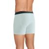imageJockey Mens Underwear Lightweight Cotton Blend 5quot Boxer Brief  4 PackTropical CoralBayou HeatherSubtle MintAzurite Sea