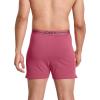 imageJockey Mens Underwear Organic Cotton Stretch 4quot BoxerMalibu Red