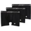 imageJockey Mens Underwear Organic Cotton Stretch 4quot Trunk  3 PackBlack