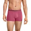 imageJockey Mens Underwear Organic Cotton Stretch 4quot Trunk  3 PackCeladon ZenTrue BlueMalibu Red