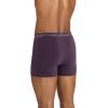 imageJockey Mens Underwear Organic Cotton Stretch 4quot Trunk  3 PackCherry WineShowerCactus Pine