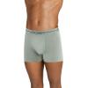 imageJockey Mens Underwear Organic Cotton Stretch 4quot Trunk  3 PackDried SageCanyonObsidian Grey