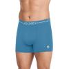 imageJockey Mens Underwear Organic Cotton Stretch 4quot Trunk  3 PackSubtle MintGrey DoveBlue Chambray