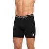 imageJockey Mens Underwear Organic Cotton Stretch 65quot Boxer Brief  3 PackBlack