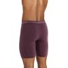 imageJockey Mens Underwear Organic Cotton Stretch 95quot Long Leg Boxer Brief  3 PackCherry WineShowerCactus Pine