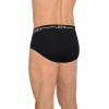 imageJockey Mens Underwear Organic Cotton Stretch Brief  3 PackBlack