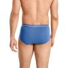 imageJockey Mens Underwear Organic Cotton Stretch Brief  3 PackCeladon ZenTrue BlueMalibu Red
