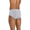 imageJockey Mens Underwear Organic Cotton Stretch Brief  3 PackSubtle MintGrey DoveBlue Chambray