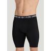 imageJockey Mens Underwear Sport Stability Pouch Microfiber 11quot Quad ShortBlack