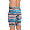 imageJockey Mens Underwear Sport Stability Pouch Microfiber 11quot Quad ShortSunrise Horizon Stripe
