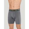 imageJockey Mens Underwear Sport Stability Pouch Microfiber 9quot Long Leg Boxer BriefVulcan