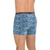imageJockey Mens Underwear True Style 4quot Trunk  3 PackBlue CurrentBonfireChambray Stripe