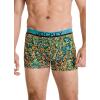 imageJockey Mens Underwear True Style 4quot Trunk  3 PackBright TropicsBlackShoreline Stripe