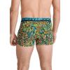 imageJockey Mens Underwear True Style 4quot Trunk  3 PackBright TropicsBlackShoreline Stripe