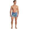 imageJockey Mens Underwear True Style 4quot Trunk  3 PackFanning FloraTrue BlueFrolic Stripe