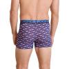 imageJockey Mens Underwear True Style 4quot Trunk  3 PackFlamingo GeoTrue NavyDetail Stripe