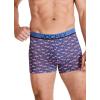 imageJockey Mens Underwear True Style 4quot Trunk  3 PackFlamingo GeoTrue NavyDetail Stripe