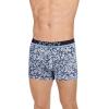 imageJockey Mens Underwear True Style 4quot Trunk  3 PackFunky Marina FloralRed PearSoft Blue Fall Stripe