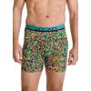 imageJockey Mens Underwear True Style 6quot Boxer Brief  3 PackBright TropicsBlackShoreline Stripe