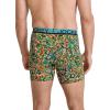 imageJockey Mens Underwear True Style 6quot Boxer Brief  3 PackBright TropicsBlackShoreline Stripe