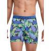 imageJockey Mens Underwear True Style 6quot Boxer Brief  3 PackFanning FloraTrue BlueFrolic Stripe