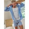 imageJockey Mens Underwear True Style 6quot Boxer Brief  3 PackFunky Marina FloralRed PearSoft Blue Fall Stripe