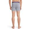 imageJockey Mens Underwear True Style 6quot Boxer Brief  3 PackHikerGrey DoveCapeline Stripe