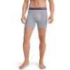 imageJockey Mens Underwear True Style 6quot Boxer Brief  3 PackHikerGrey DoveCapeline Stripe