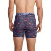imageJockey Mens Underwear True Style 6quot Boxer Brief  3 PackSomething FishyMalibu RedOcean Coral