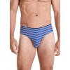 imageJockey Mens Underwear True Style Bikini  3 PackFlamingo GeoTrue NavyDetail Stripe