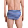 imageJockey Mens Underwear True Style Bikini  3 PackFlamingo GeoTrue NavyDetail Stripe
