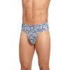 imageJockey Mens Underwear True Style Bikini  3 PackFunky Marina FloralRed PearSoft Blue Fall Stripe