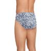 imageJockey Mens Underwear True Style Bikini  3 PackFunky Marina FloralRed PearSoft Blue Fall Stripe