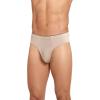 imageJockey Mens Underwear True Style Bikini  3 PackGreyBeigeBlack Night