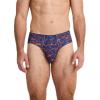 imageJockey Mens Underwear True Style Bikini  3 PackSomething FishyMalibu RedOcean Coral