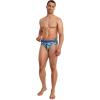 imageJockey Mens Underwear True Style Brief  3 PackFanning FloraTrue BlueFrolic Stripe