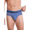 imageJockey Mens Underwear True Style Brief  3 PackFlamingo GeoTrue NavyDetail Stripe