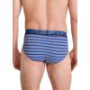imageJockey Mens Underwear True Style Brief  3 PackFlamingo GeoTrue NavyDetail Stripe