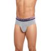 imageJockey Mens Underwear True Style Brief  3 PackHikerGrey DoveCapeline Stripe