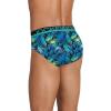 imageJockey Mens Underwear True Style Brief  3 PackOmbre TropicsTeal BreezeVivid Stripe