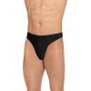 imageJockey Mens Underwear True Style Thong  3 PackBlack Night