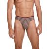 imageJockey Mens Underwear True Style Thong  3 PackSweet PlaidCactus PineTwinkling Stripe
