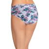 imageJockey Womens Cotton Stretch Hi CutDreamy Blue Soft Botanical