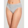 imageJockey Womens Cotton Stretch Hi CutGrey Heather